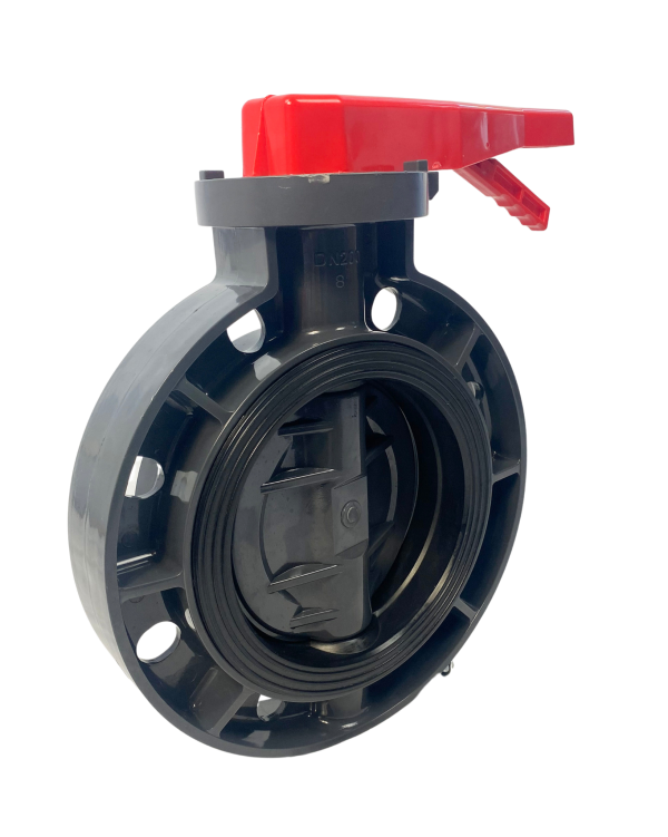 uPVC Butterfly Valve with Zinc Plated Shaft - Image 2