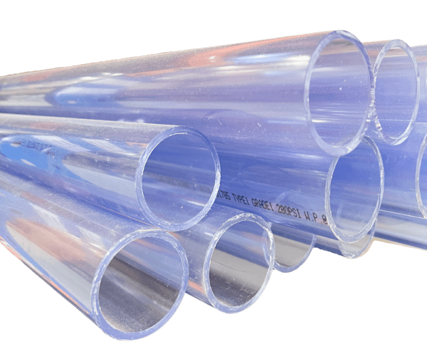 Schedule 40 uPVC Clear Pipe