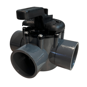 High-quality PVC 3-way valve by Fusion QLD