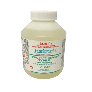 Clear PVC Pipe Cement from Fusion QLD