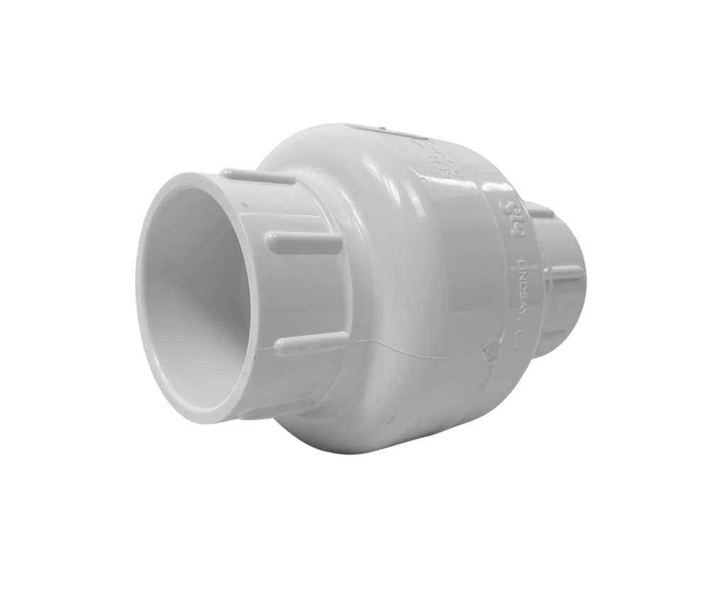 PVC Swing Check Valve Solvent by Fusion QLD