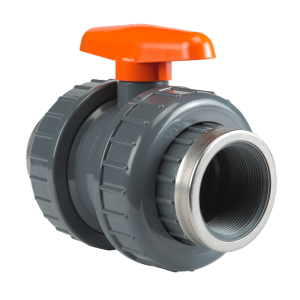 Van de Lande uPVC Double Union Ball Valve PN16