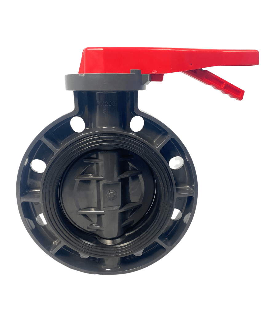 uPVC Butterfly Valve with Zinc-Plated Shaft from Fusion QLD