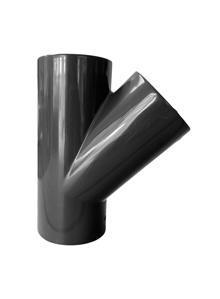 Schedule 80 uPVC 45 Degree Tee Junction